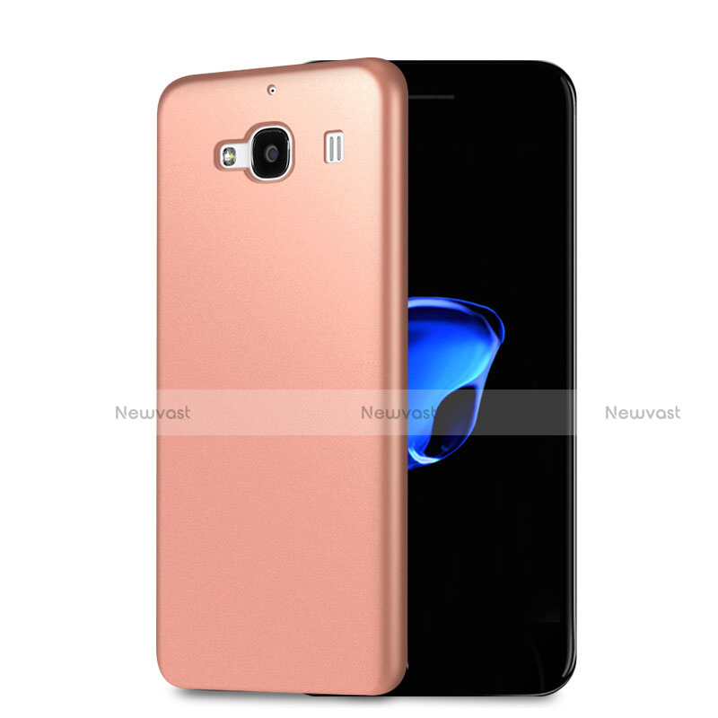 Hard Rigid Plastic Matte Finish Back Cover for Xiaomi Redmi 2A Rose Gold