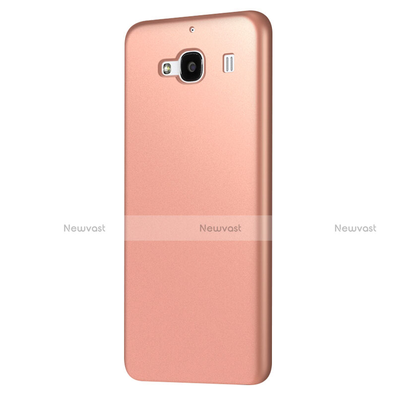 Hard Rigid Plastic Matte Finish Back Cover for Xiaomi Redmi 2A Rose Gold