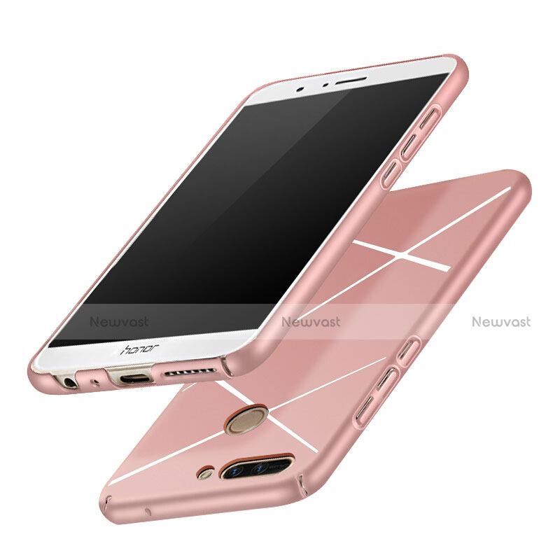 Hard Rigid Plastic Matte Finish Back Cover Line for Huawei Honor V9 Rose Gold