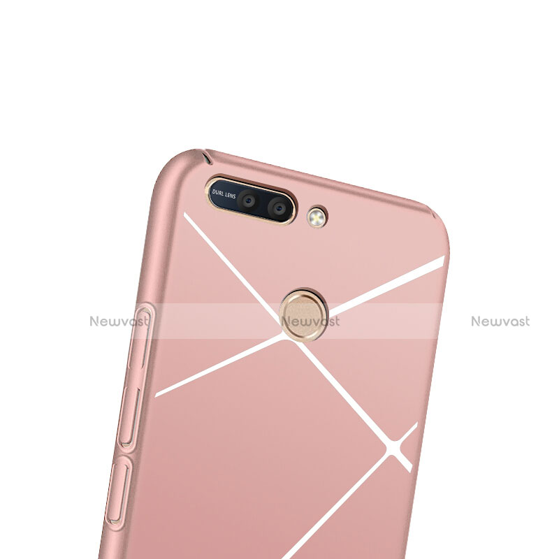 Hard Rigid Plastic Matte Finish Back Cover Line for Huawei Honor V9 Rose Gold