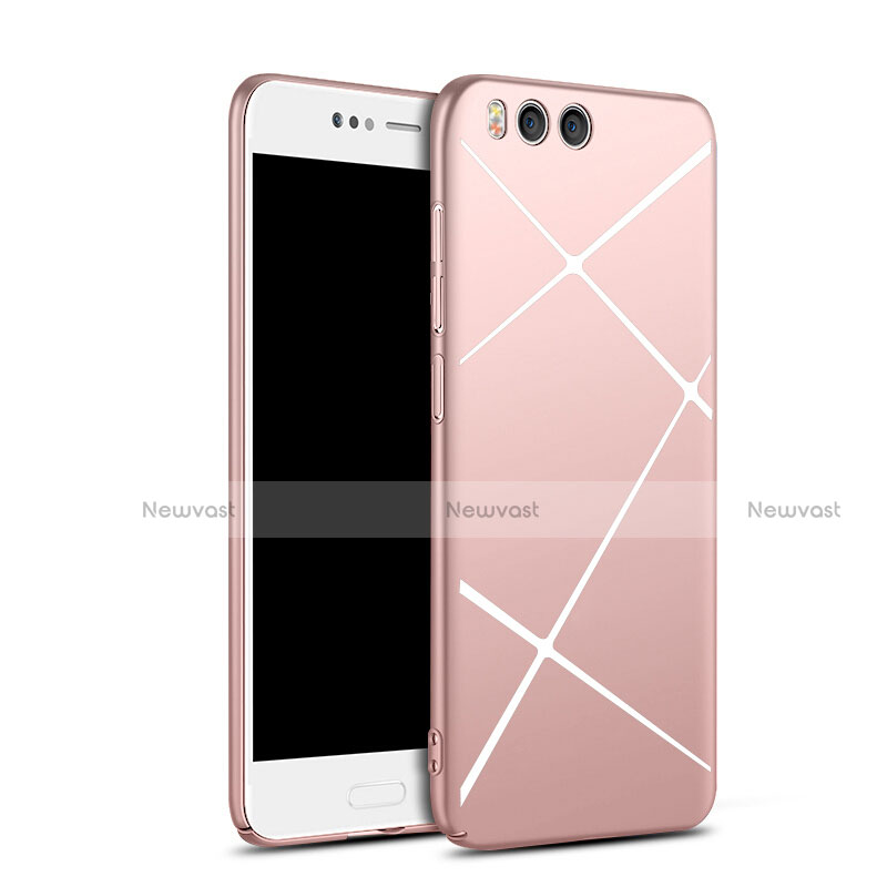 Hard Rigid Plastic Matte Finish Back Cover Line for Xiaomi Mi Note 3 Rose Gold