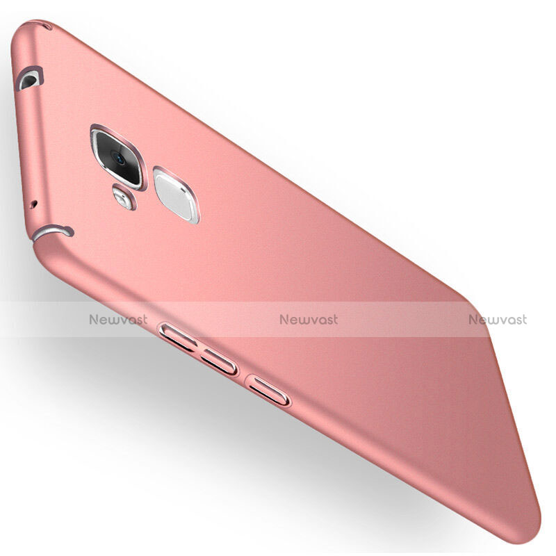 Hard Rigid Plastic Matte Finish Back Cover M01 for Huawei GR5 Mini Rose Gold