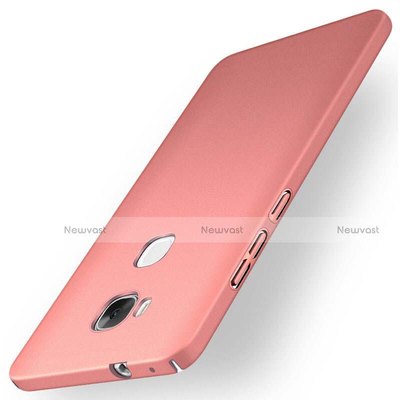 Hard Rigid Plastic Matte Finish Back Cover M01 for Huawei Honor 5X Rose Gold