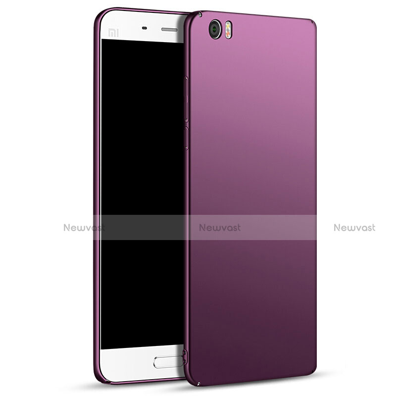 Hard Rigid Plastic Matte Finish Back Cover M05 for Xiaomi Mi 5 Purple