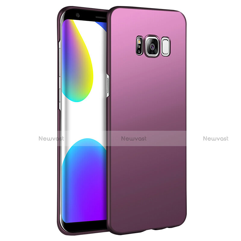 Hard Rigid Plastic Matte Finish Back Cover M12 for Samsung Galaxy S8 Plus Purple