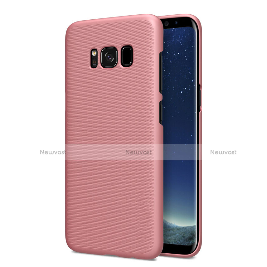 Hard Rigid Plastic Matte Finish Back Cover P01 for Samsung Galaxy S8 Plus Rose Gold