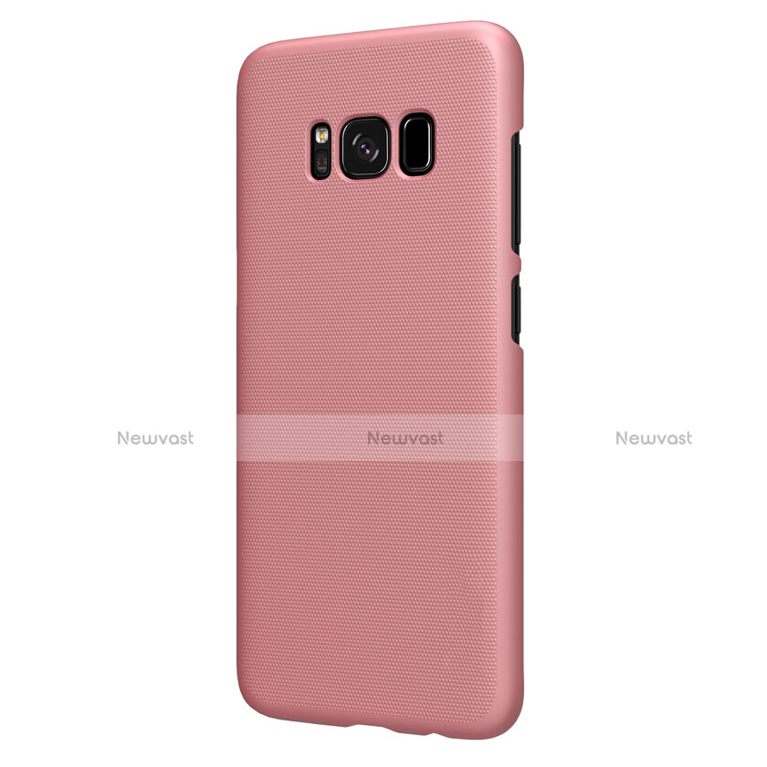 Hard Rigid Plastic Matte Finish Back Cover P01 for Samsung Galaxy S8 Plus Rose Gold