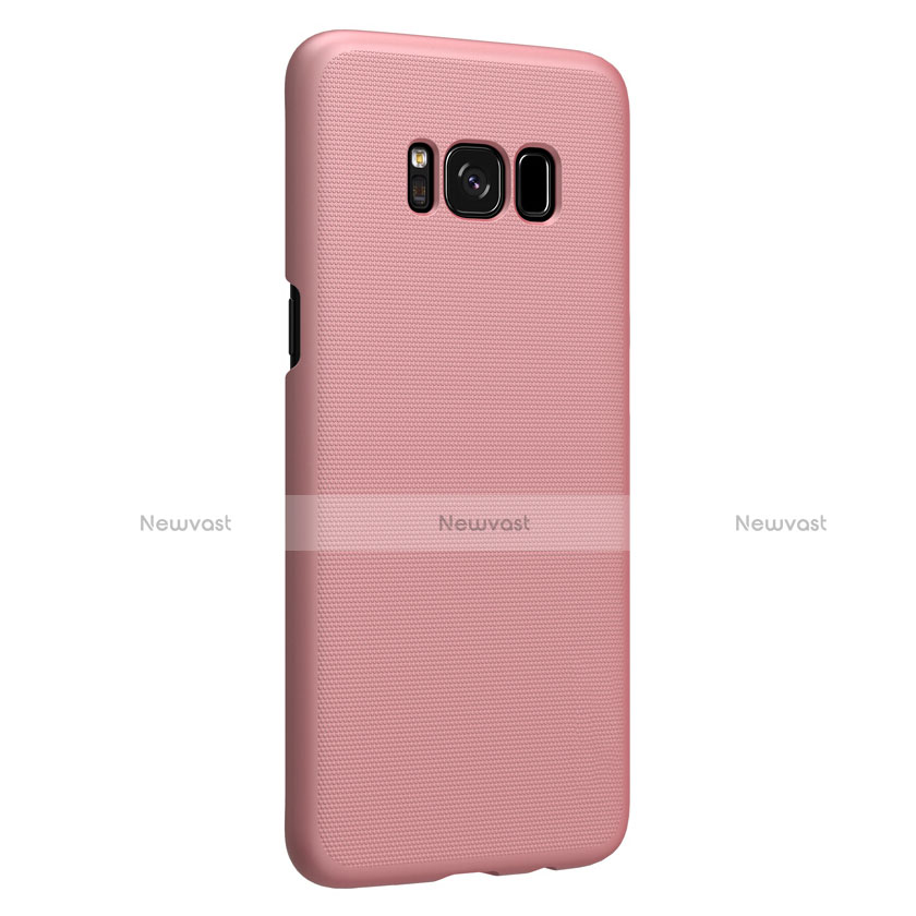 Hard Rigid Plastic Matte Finish Back Cover P01 for Samsung Galaxy S8 Plus Rose Gold