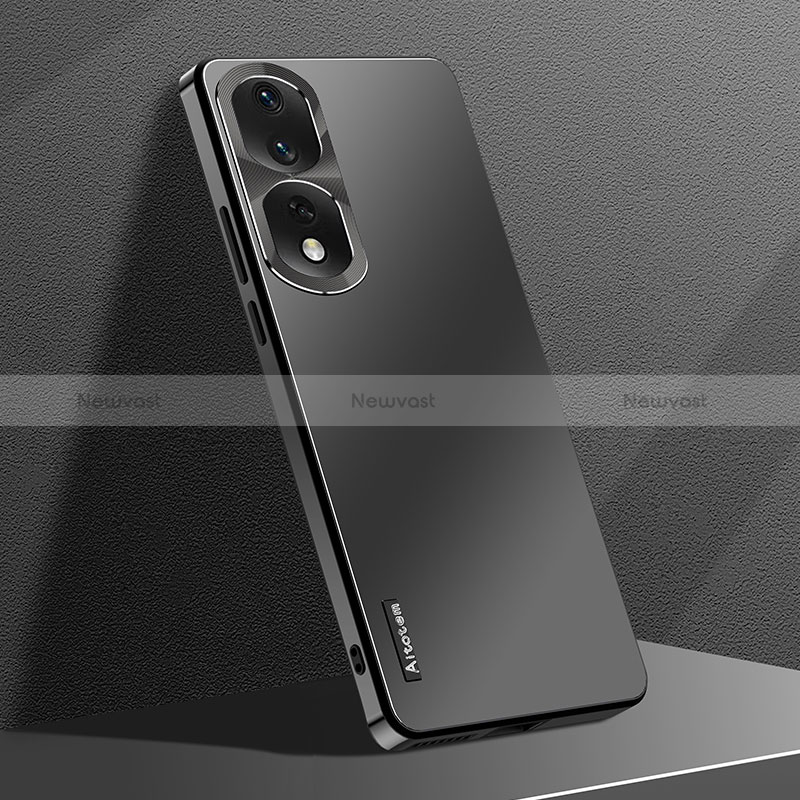 Hard Rigid Plastic Matte Finish Case Back Cover AT1 for Huawei Honor 80 Pro Flat 5G Black