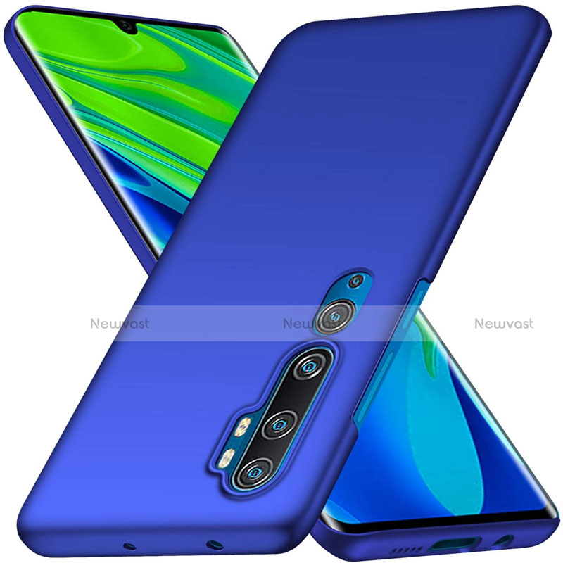 Hard Rigid Plastic Matte Finish Case Back Cover D01 for Xiaomi Mi Note 10 Pro Blue