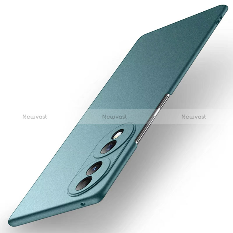 Hard Rigid Plastic Matte Finish Case Back Cover for Huawei Honor 70 5G Green