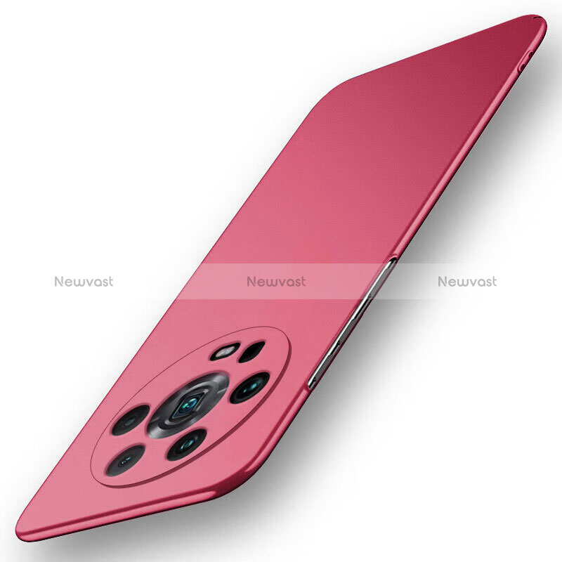 Hard Rigid Plastic Matte Finish Case Back Cover for Huawei Honor Magic4 Ultimate 5G Red