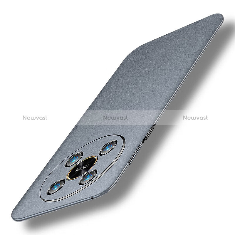 Hard Rigid Plastic Matte Finish Case Back Cover for Huawei Honor X9 5G Gray