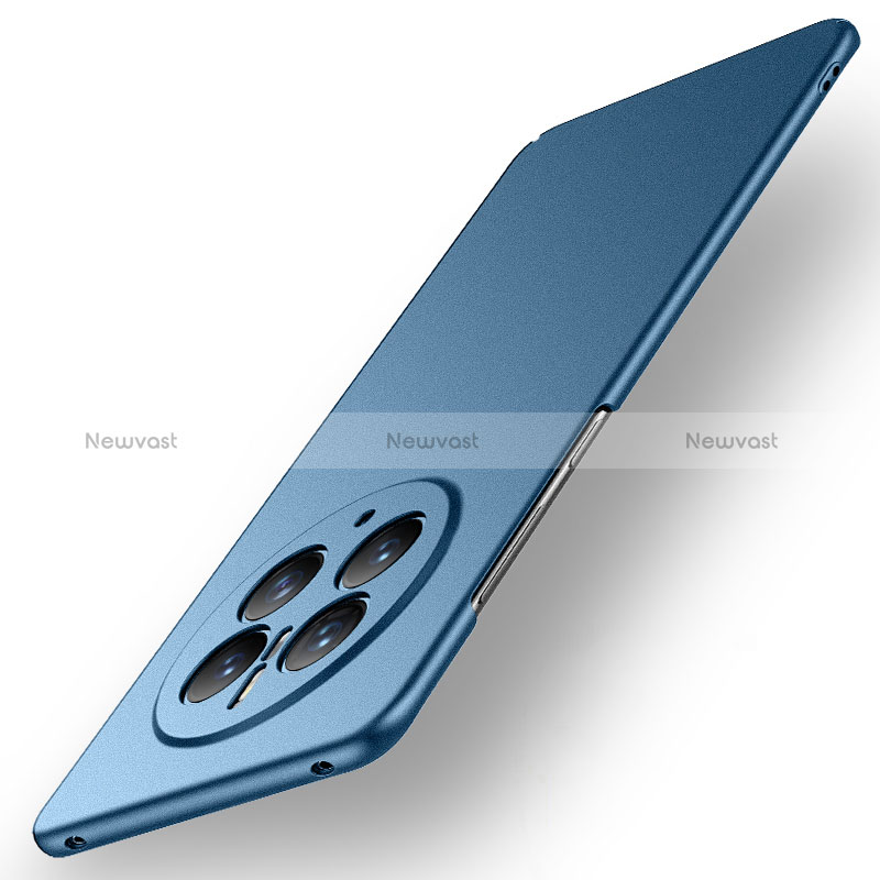 Hard Rigid Plastic Matte Finish Case Back Cover for Huawei Mate 50 Pro Blue