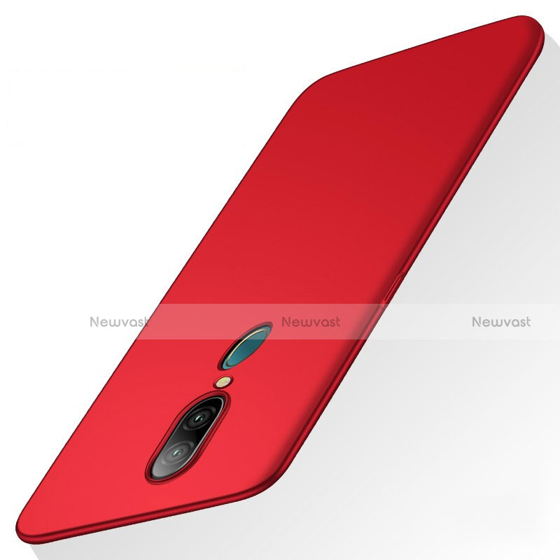 Hard Rigid Plastic Matte Finish Case Back Cover for Oppo A9 Red