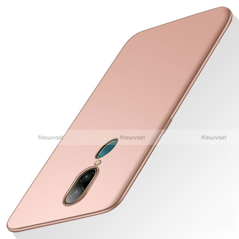 Hard Rigid Plastic Matte Finish Case Back Cover for Oppo A9 Rose Gold