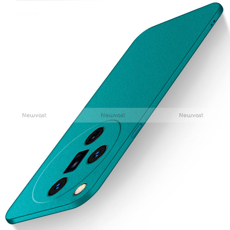 Hard Rigid Plastic Matte Finish Case Back Cover for Oppo Find X7 Ultra 5G Green