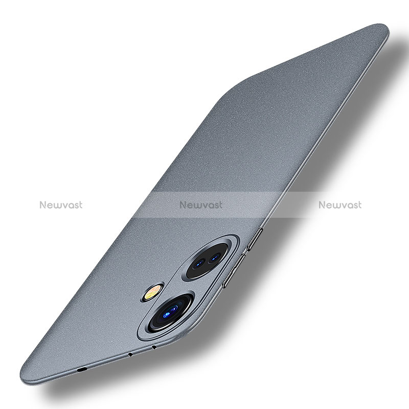 Hard Rigid Plastic Matte Finish Case Back Cover for Oppo K11 5G Gray