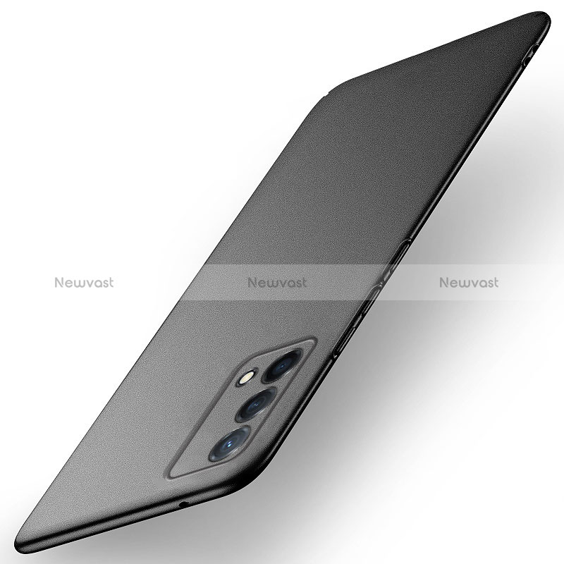 Hard Rigid Plastic Matte Finish Case Back Cover for Oppo K9 5G Black