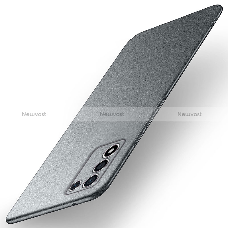 Hard Rigid Plastic Matte Finish Case Back Cover for Oppo K9S 5G Gray