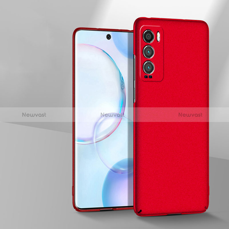 Hard Rigid Plastic Matte Finish Case Back Cover for Realme GT Master Explorer 5G Red