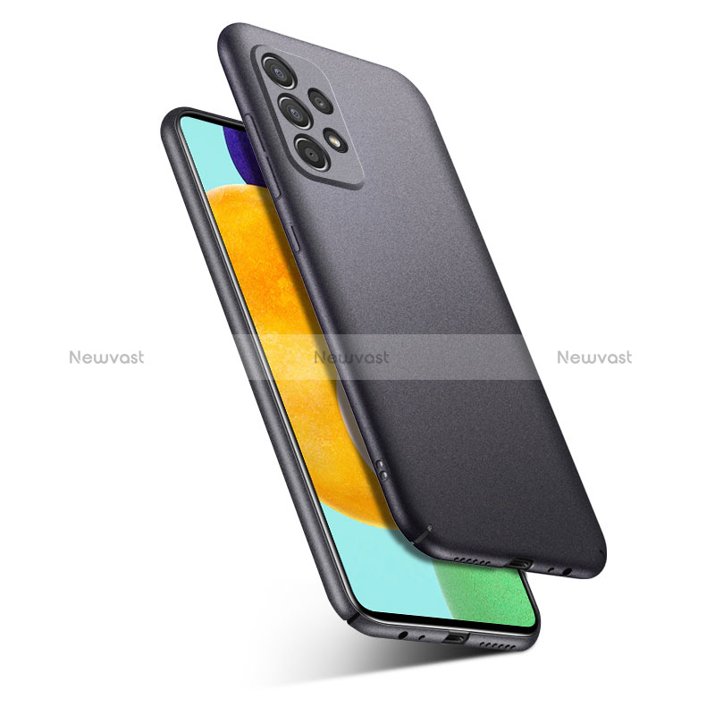 Hard Rigid Plastic Matte Finish Case Back Cover for Samsung Galaxy A52s 5G Gray