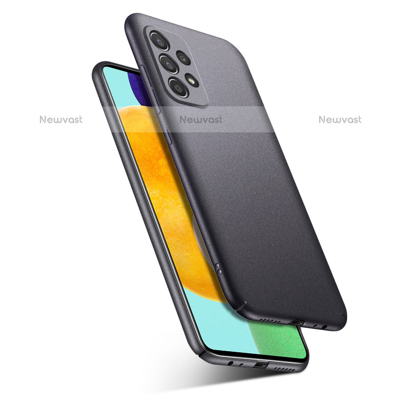 Hard Rigid Plastic Matte Finish Case Back Cover for Samsung Galaxy M32 5G Gray