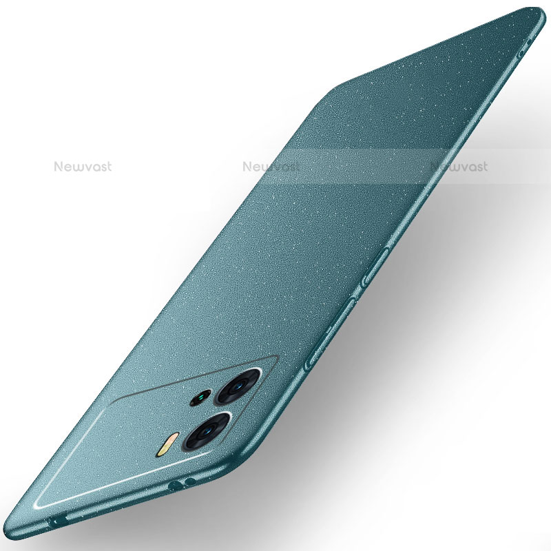 Hard Rigid Plastic Matte Finish Case Back Cover for Vivo iQOO 9 5G Green