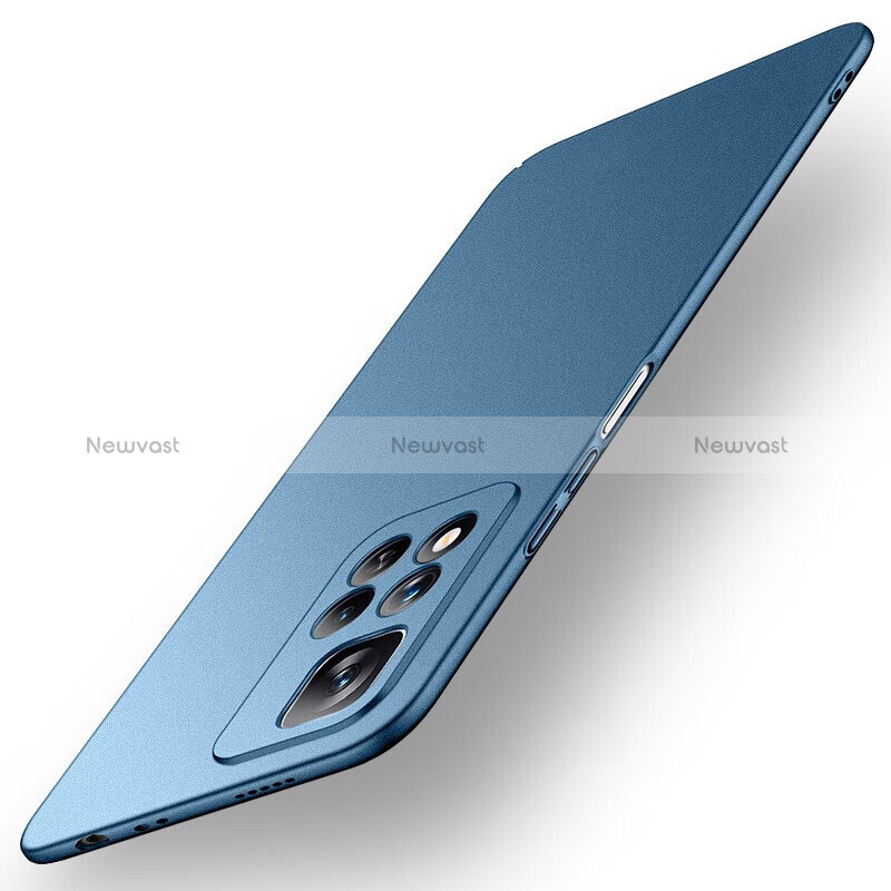 Hard Rigid Plastic Matte Finish Case Back Cover for Xiaomi Mi 11i 5G (2022) Blue