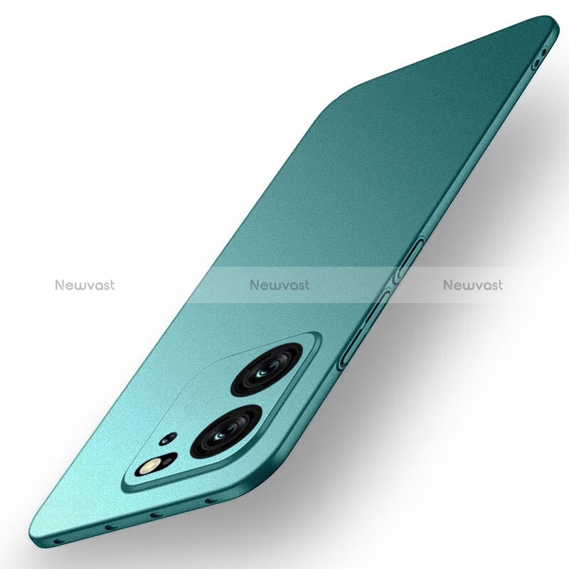 Hard Rigid Plastic Matte Finish Case Back Cover for Xiaomi Mi 13T 5G Green