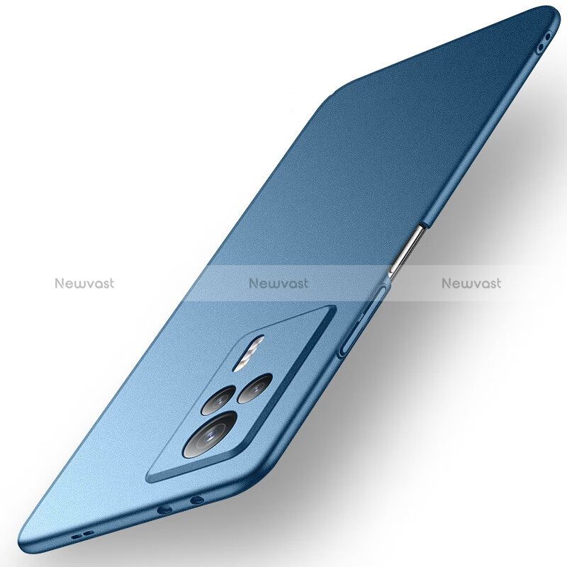 Hard Rigid Plastic Matte Finish Case Back Cover for Xiaomi Redmi K60E 5G Blue