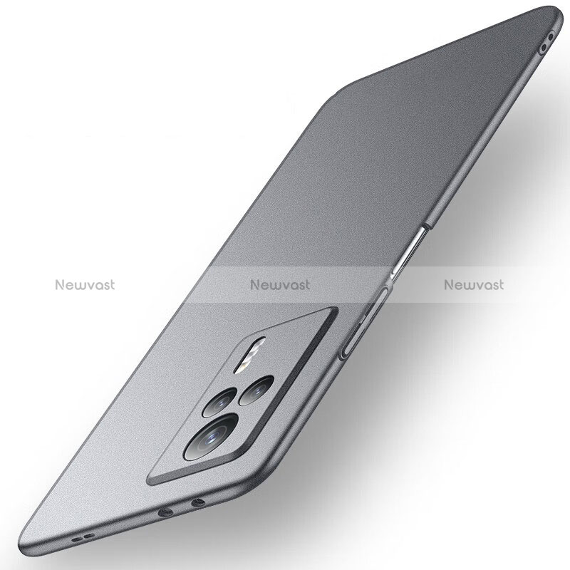 Hard Rigid Plastic Matte Finish Case Back Cover for Xiaomi Redmi K60E 5G Gray