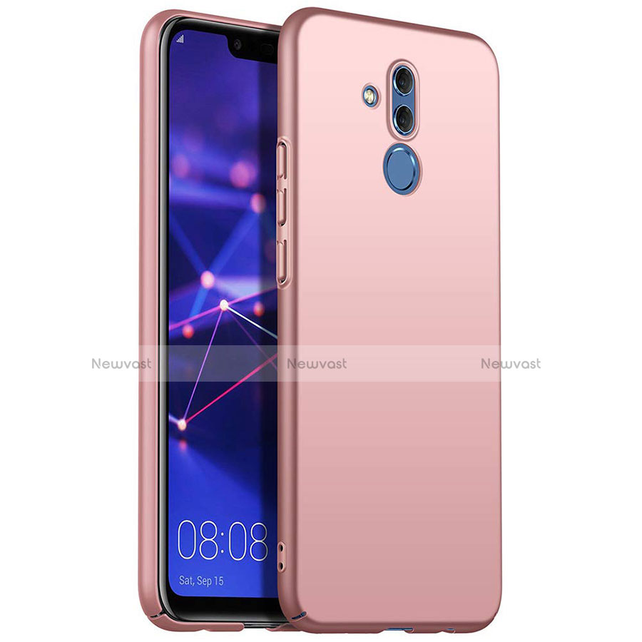 Hard Rigid Plastic Matte Finish Case Back Cover G01 for Huawei Mate 20 Lite Rose Gold