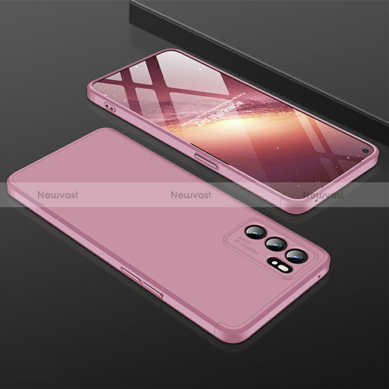 Hard Rigid Plastic Matte Finish Case Back Cover GK1 for Oppo Reno6 5G