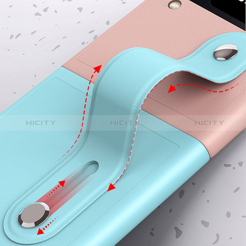 Hard Rigid Plastic Matte Finish Case Back Cover H01 for Samsung Galaxy Z Flip4 5G