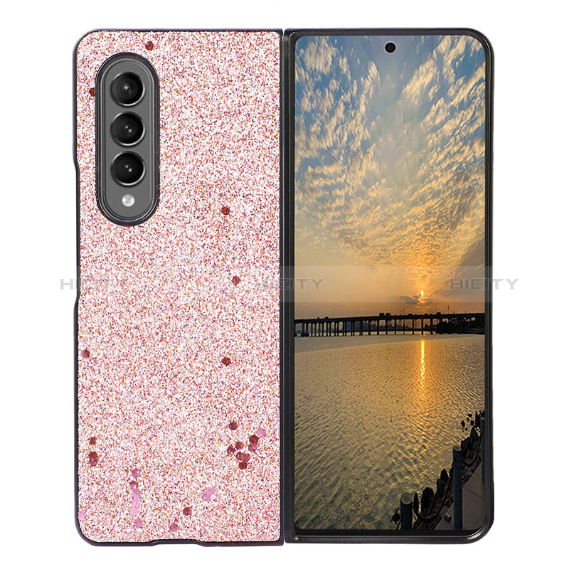 Hard Rigid Plastic Matte Finish Case Back Cover H02 for Samsung Galaxy Z Fold4 5G Rose Gold