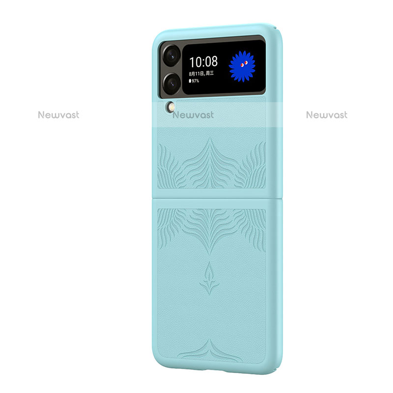 Hard Rigid Plastic Matte Finish Case Back Cover H03 for Samsung Galaxy Z Flip3 5G