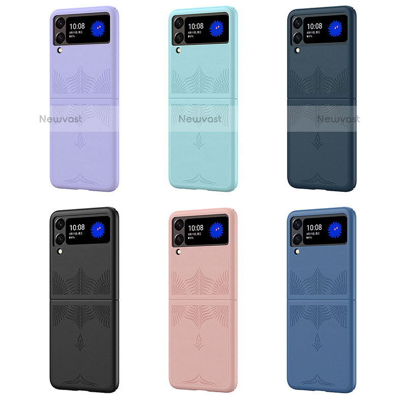 Hard Rigid Plastic Matte Finish Case Back Cover H04 for Samsung Galaxy Z Flip3 5G