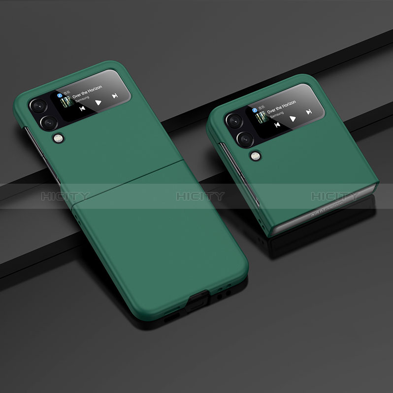 Hard Rigid Plastic Matte Finish Case Back Cover H07 for Samsung Galaxy Z Flip4 5G Green