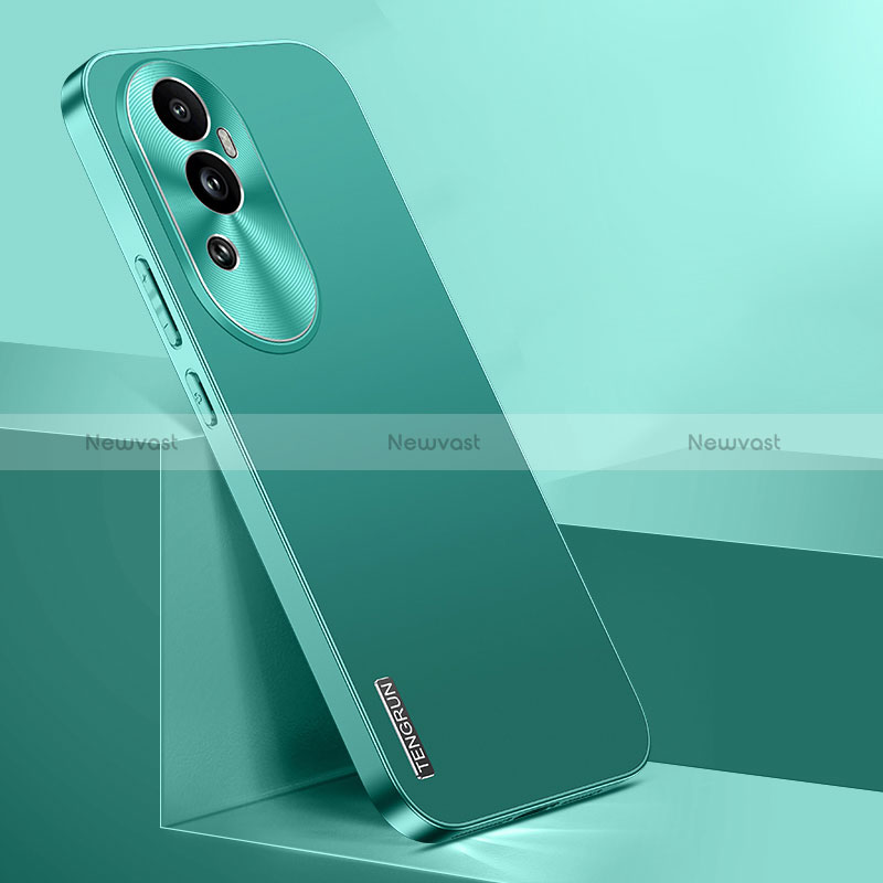 Hard Rigid Plastic Matte Finish Case Back Cover JL1 for Oppo Reno10 Pro+ Plus 5G Green