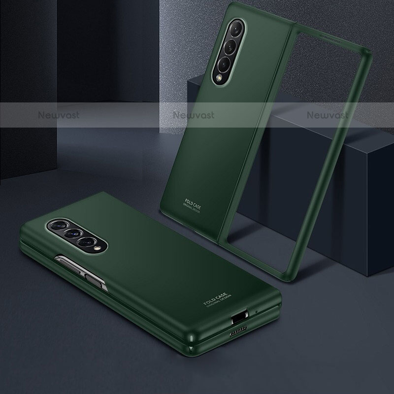 Hard Rigid Plastic Matte Finish Case Back Cover L04 for Samsung Galaxy Z Fold3 5G Green