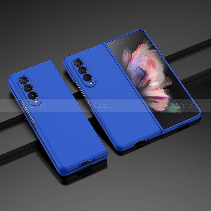 Hard Rigid Plastic Matte Finish Case Back Cover L05 for Samsung Galaxy Z Fold4 5G Blue