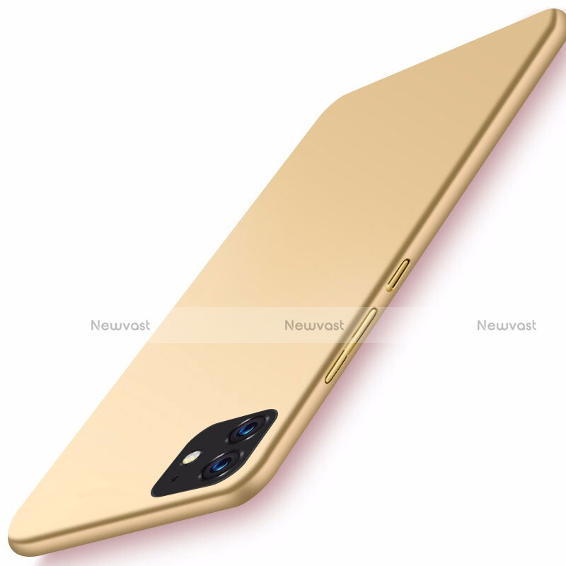 Hard Rigid Plastic Matte Finish Case Back Cover M01 for Apple iPhone 11 Gold