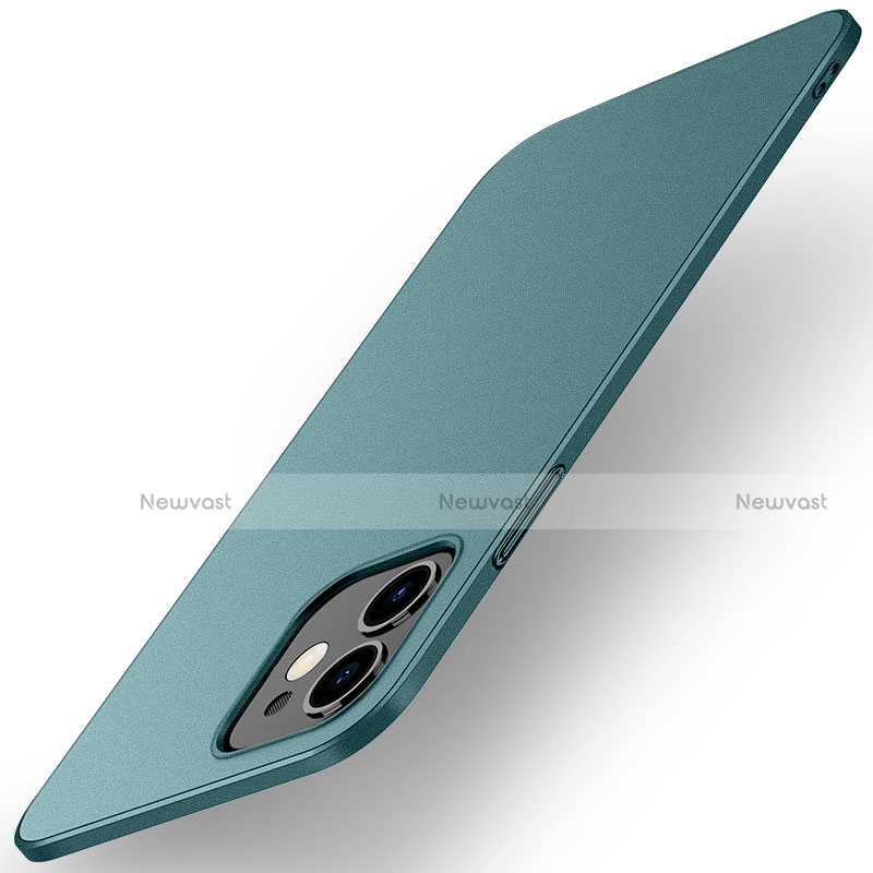 Hard Rigid Plastic Matte Finish Case Back Cover M01 for Apple iPhone 12 Mini Green