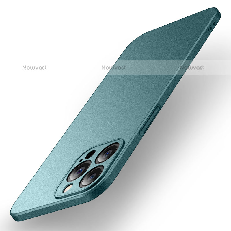 Hard Rigid Plastic Matte Finish Case Back Cover M01 for Apple iPhone 15 Pro Green