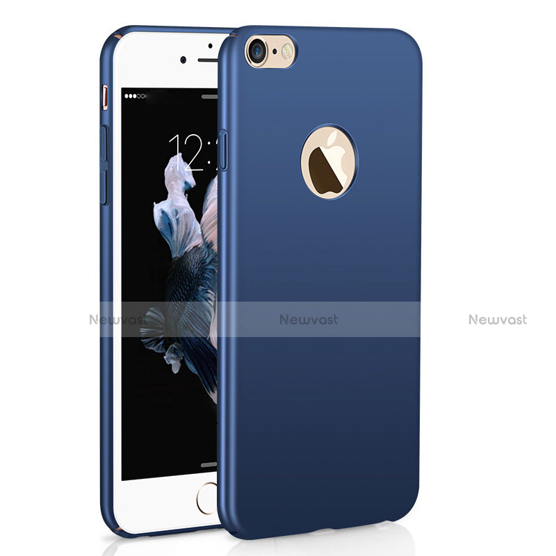 Hard Rigid Plastic Matte Finish Case Back Cover M01 for Apple iPhone 6 Plus Blue