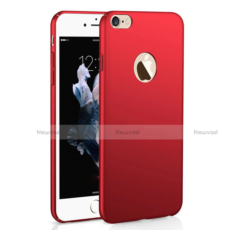 Hard Rigid Plastic Matte Finish Case Back Cover M01 for Apple iPhone 6 Plus Red