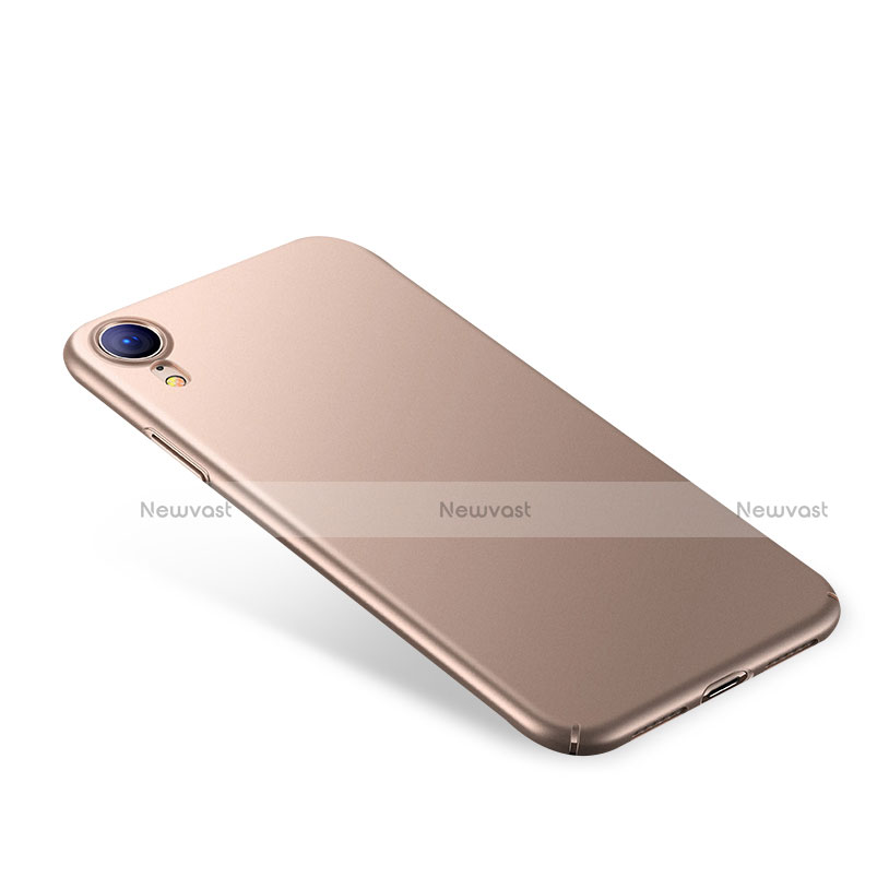 Hard Rigid Plastic Matte Finish Case Back Cover M01 for Apple iPhone XR Gold