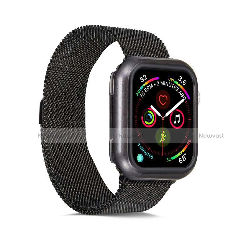 Hard Rigid Plastic Matte Finish Case Back Cover M01 for Apple iWatch 5 40mm