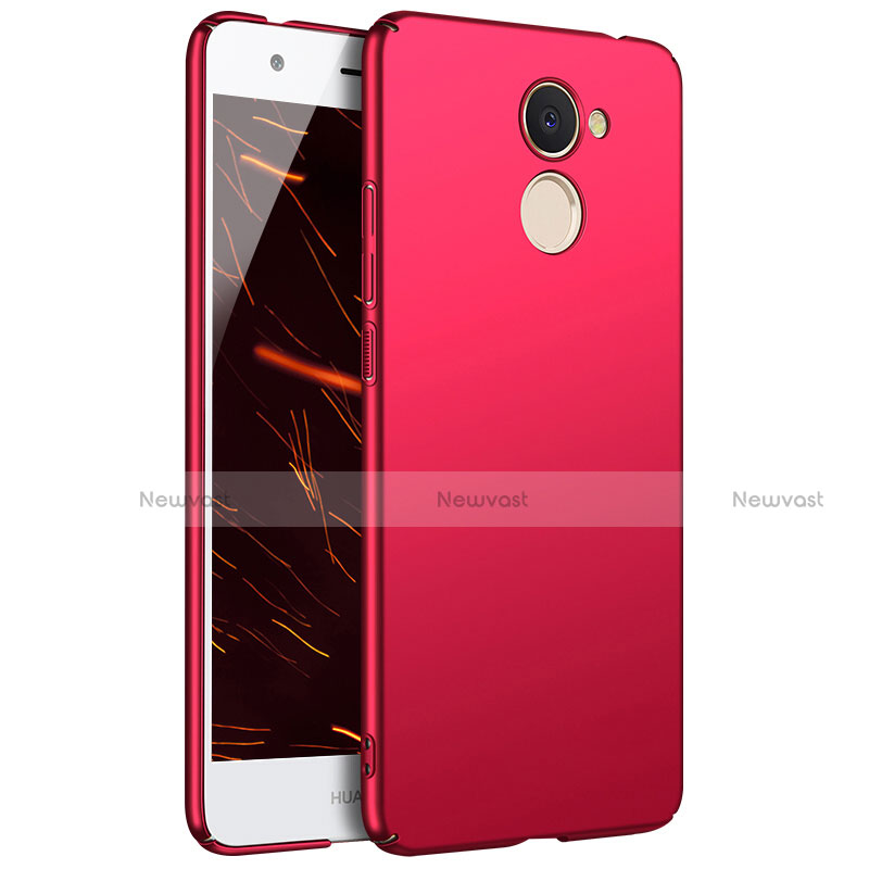 Hard Rigid Plastic Matte Finish Case Back Cover M01 for Huawei Enjoy 7 Plus Red